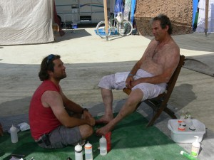 Burning Man Foot Washing